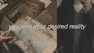 you're in your desired reality // subliminal ↠ rain sounds