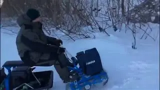 Тест-драйв мотобуксировщика 