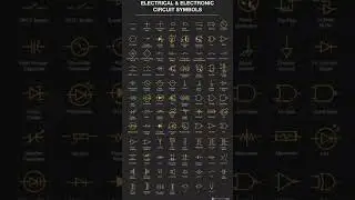 Electrical Symbols #electrical #pcb #basicelectrical #transformer