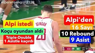 Alperen Şengün - Houston Rockets vs Boston Celtics 1 Kasım Maç Özeti