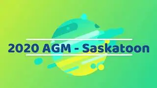 See you at the 2020 AGM!