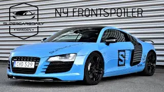 Monterar en ny läpp på R8an!