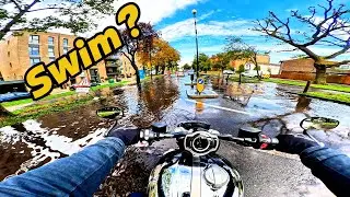 Commuting To Work On A Rocket 3R (2500cc!) - POV Motorbike Interactions