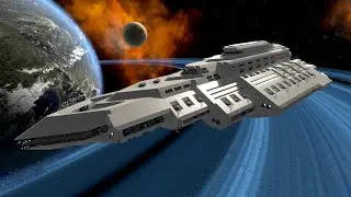 Empyrion Galactic Survival BATTLESHIP WOTAN MK1 WIP