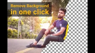 How to Remove Background in one click in Photoshop cc