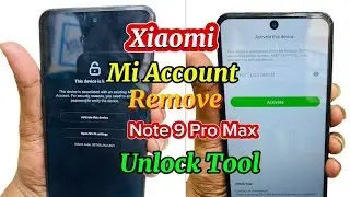 Redmi note 9 pro max mi account remove unlock tool easy method. | Bootloader Locked test point
