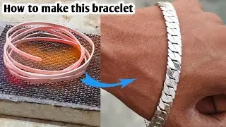 How to make pure silver bracelet/how to make silver bracelet/Jewelry Making
