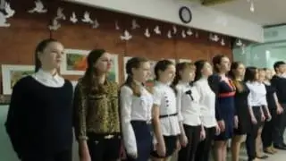 Флэшмоб «День Победы» Школа 118 г  Барнаул