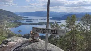 Hike to Rindefjell. Telemark. Small version.
