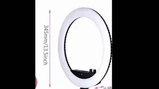 10 Inch Selfie Ring Light, ABS Material Soft Light Adjustable Beauty Mobile Phone
