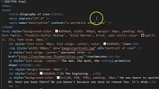 Fixed-Width Page (css) Lab part 08