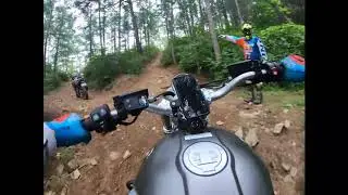 BMW R nine T Scrambler OFFROAD riding in yangpyung(양자산 헬기장)