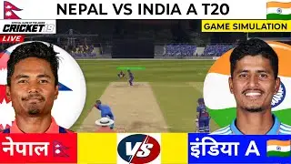 Nepal vs India A  | NEP vs IND A | Cricket 19 Simulation | Hindi Commentary