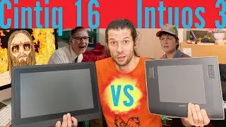 Wacom Cintiq 16 vs Intuos 3