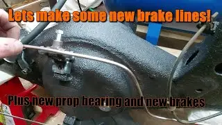 Toyota hilux surf Fitting new Brakes + brake lines + prop bearing