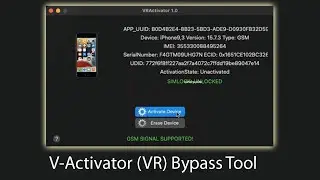 V Activator iPhone Bypass Tool VR Tool With Signal