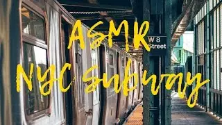 ASMR: Noisy NYC subway sound. 3d sounds.