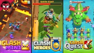 TRES JUEGOS NUEVOS DE SUPERCELL EN EL UNIVERSO CLASH | Clash Quest - Clash Mini - Clash Heroes