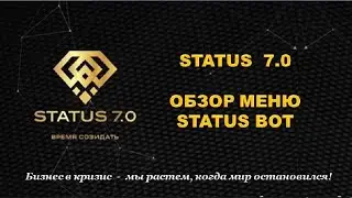 Обзор меню  STATUS BOT