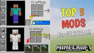 Top 3 Minecraft Pocket Edition Survival Addons