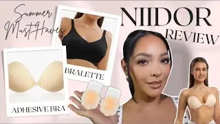 Niidor Wireless Bras & Silicone Adhesive Sticky Bra Honest Review | Closet Essentials