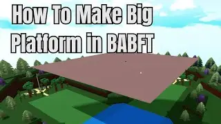 How to make a big platform using bar blocks in build a boat for treasure.