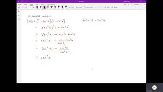 Example of a trigonometrical proof using identities