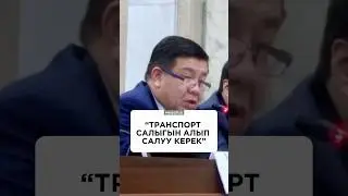 Шыкмаматов күйүүчү майдан бир сомдон алынса, транспорт салыгын алып салуу керектигин билдирди.