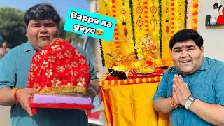 Ganpati Bappa aagaye Ghar😍 Happy Ganesh Chaturthi 2024❤️