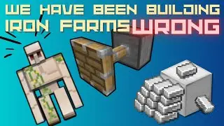 Have We Been Building Iron Farms WRONG This Whole Time?! (MUSIC COPYRIGHT RE-UPLOAD)