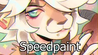 Speedpaint... Finishing Traditional Art Digitally! ✨