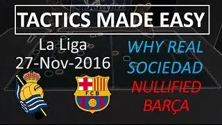Explaining football tactics - How Real Sociedad nullified FC Barcelona
