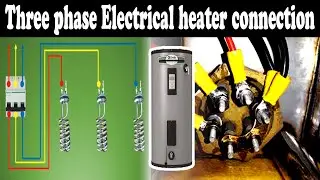 Three phase electrical heater connection | Heater element wiring | Ali Technical Power