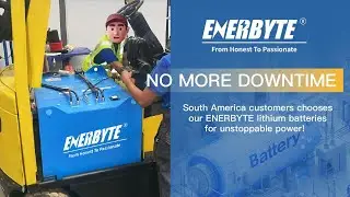 “No More Downtime: South America chooses ENERBYTE lithium battery for unstoppable power!”