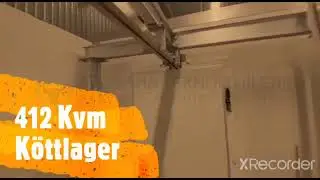 Slaughterhouse twinrail coldroom