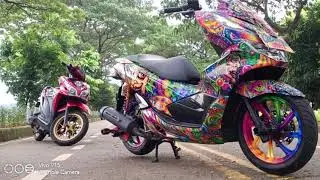 HONDA PCX AIRBRUSH JOKER POP ART???