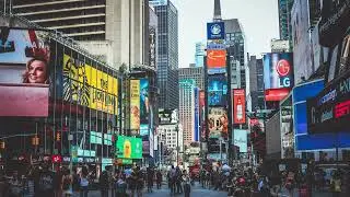 New York City busy street sound effect 5 mins