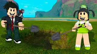 CAVAR BURACOS NA MONTANHA GIGANTE | Roblox