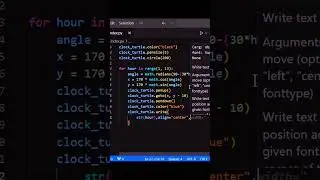 🕕 Drawing a wall clock - Design using Python turtle 