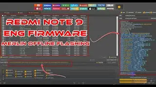 Redmi Note 9 Eng Firmware Merlin Offline Flashing || WITH UNLOCKTOOL
