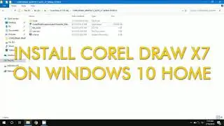 How To Install Corel Draw X7 Windows 10