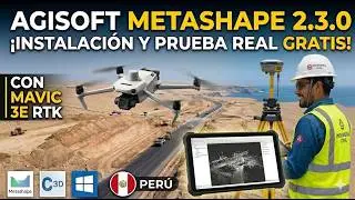 TUTORIAL: DESCARGA, INSTALA Y PRUEBA AGISOFT METASHAPE 2.3.0
