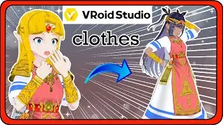 Importing Clothes in VRoid | VTuber Tutorial