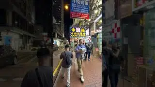 Walking around the city, Hong kong #youtubeshorts #mongkokhongkong