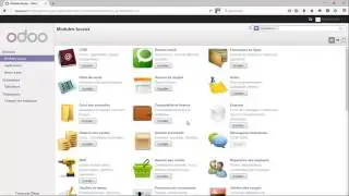 Odoo: créer une base de données
