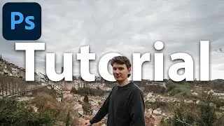 Text hinter Objekte einfügen in Adobe Photoshop - Tutorial Deutsch (2023)