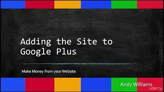 Adding the site to Google Plus