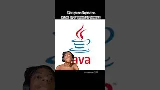 Когда выбираешь язык программирования. 