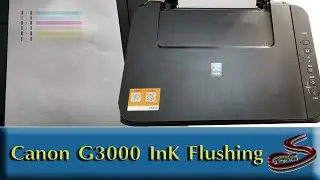 Canon G3000 Ink Flushing | Canon G3000 Ink Charging