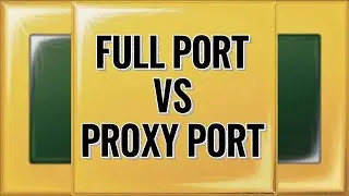 Full Port vs Proxy Port (SysML)